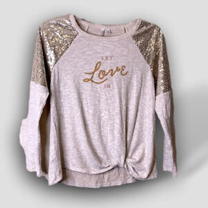 Cato women’s sequined soft pull over sweater size small